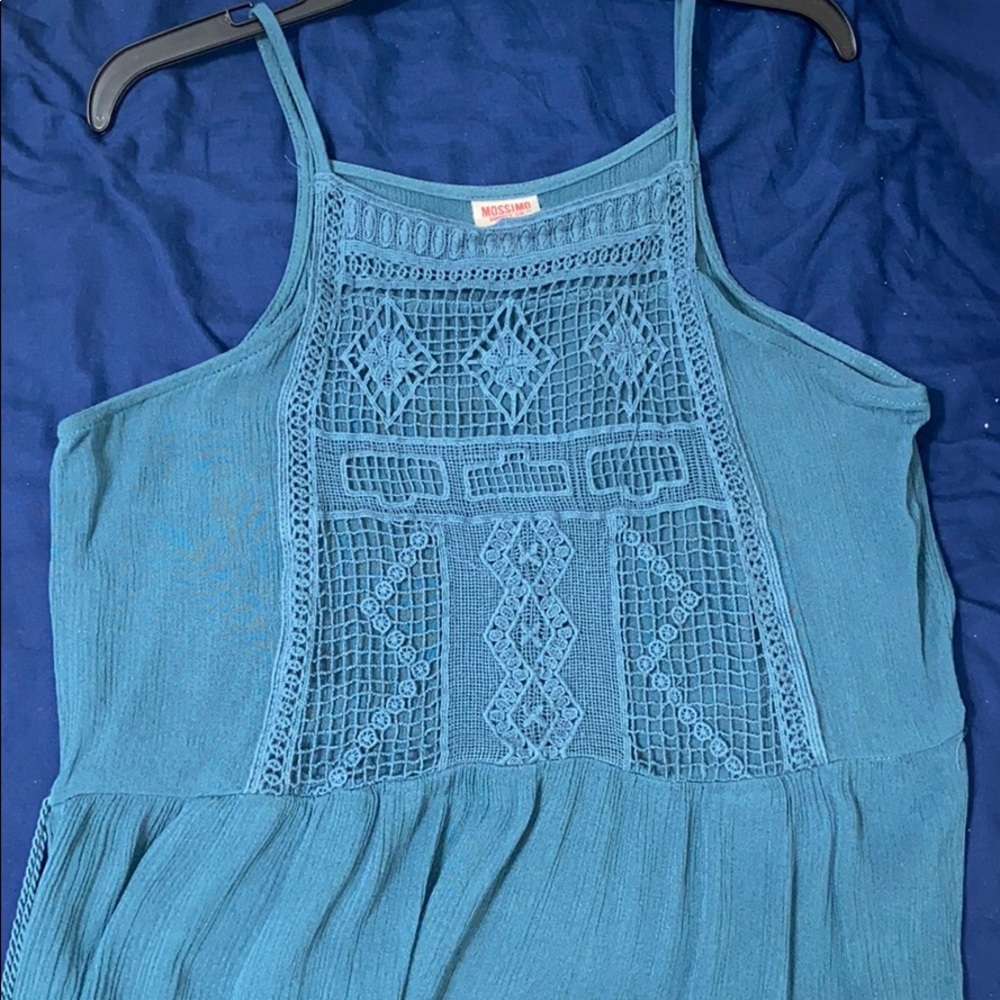 Blue tank top